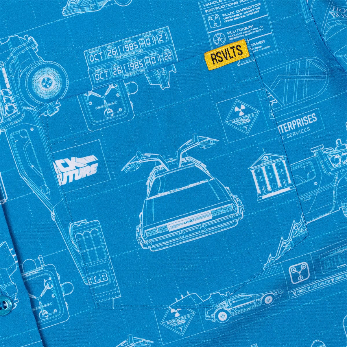 Back to the Future "If My Calculations Are Correct" – KUNUFLEX Short Sleeve Shirt - Image 3