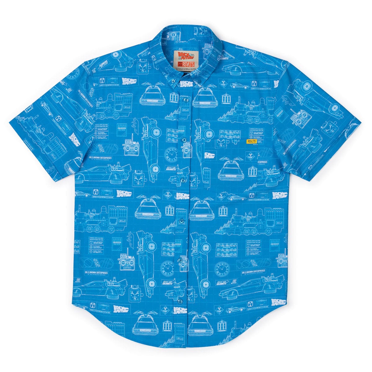 Back to the Future "If My Calculations Are Correct" – KUNUFLEX Short Sleeve Shirt - Image 5