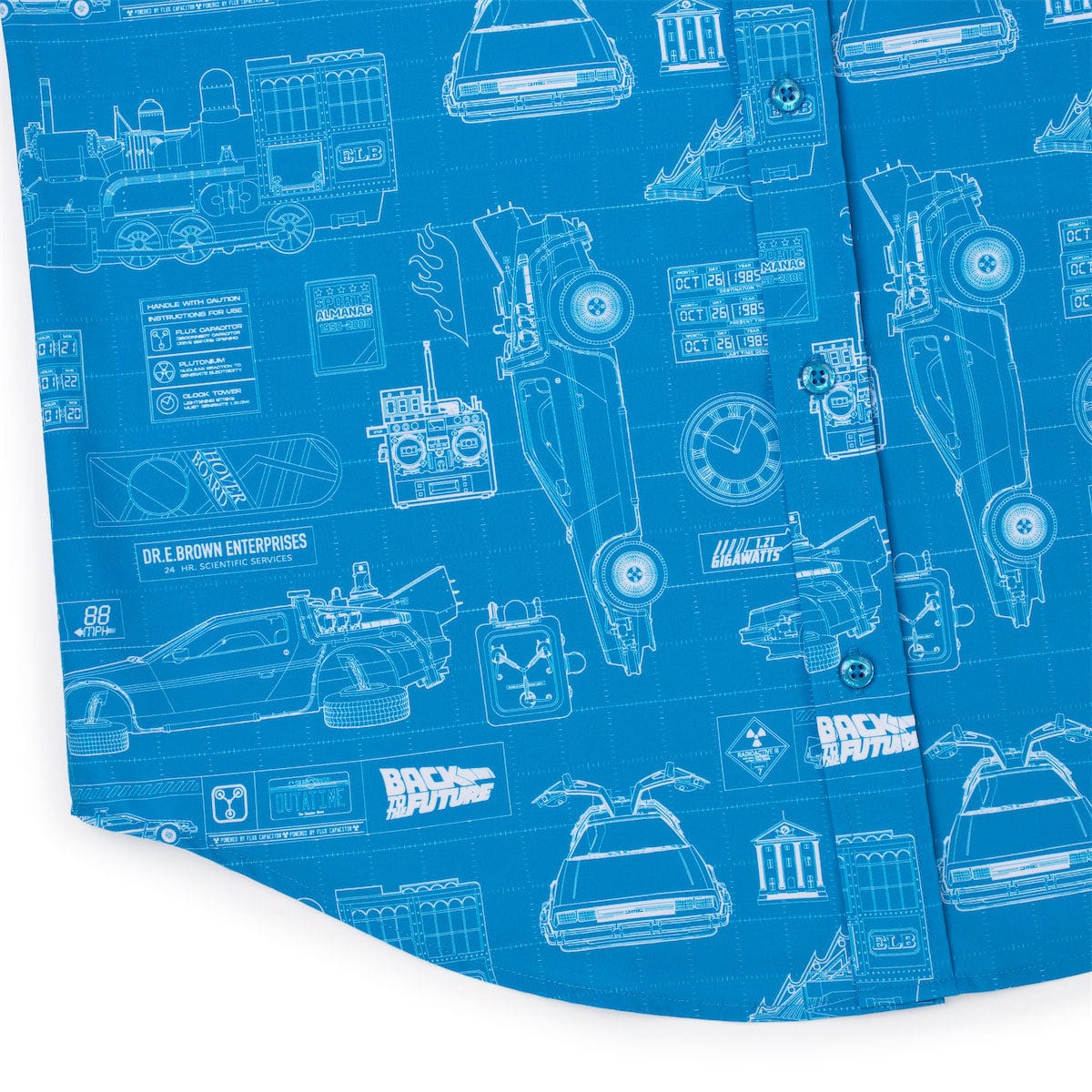 Back to the Future "If My Calculations Are Correct" – KUNUFLEX Short Sleeve Shirt - Image 7