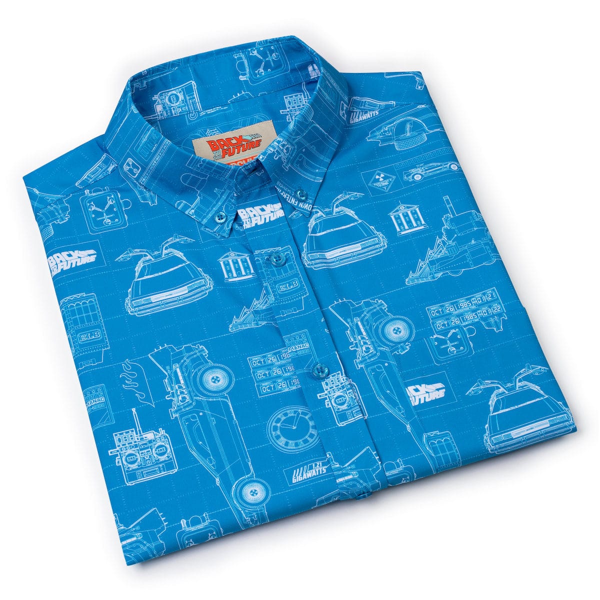 Back to the Future "If My Calculations Are Correct" – KUNUFLEX Short Sleeve Shirt - Image 8
