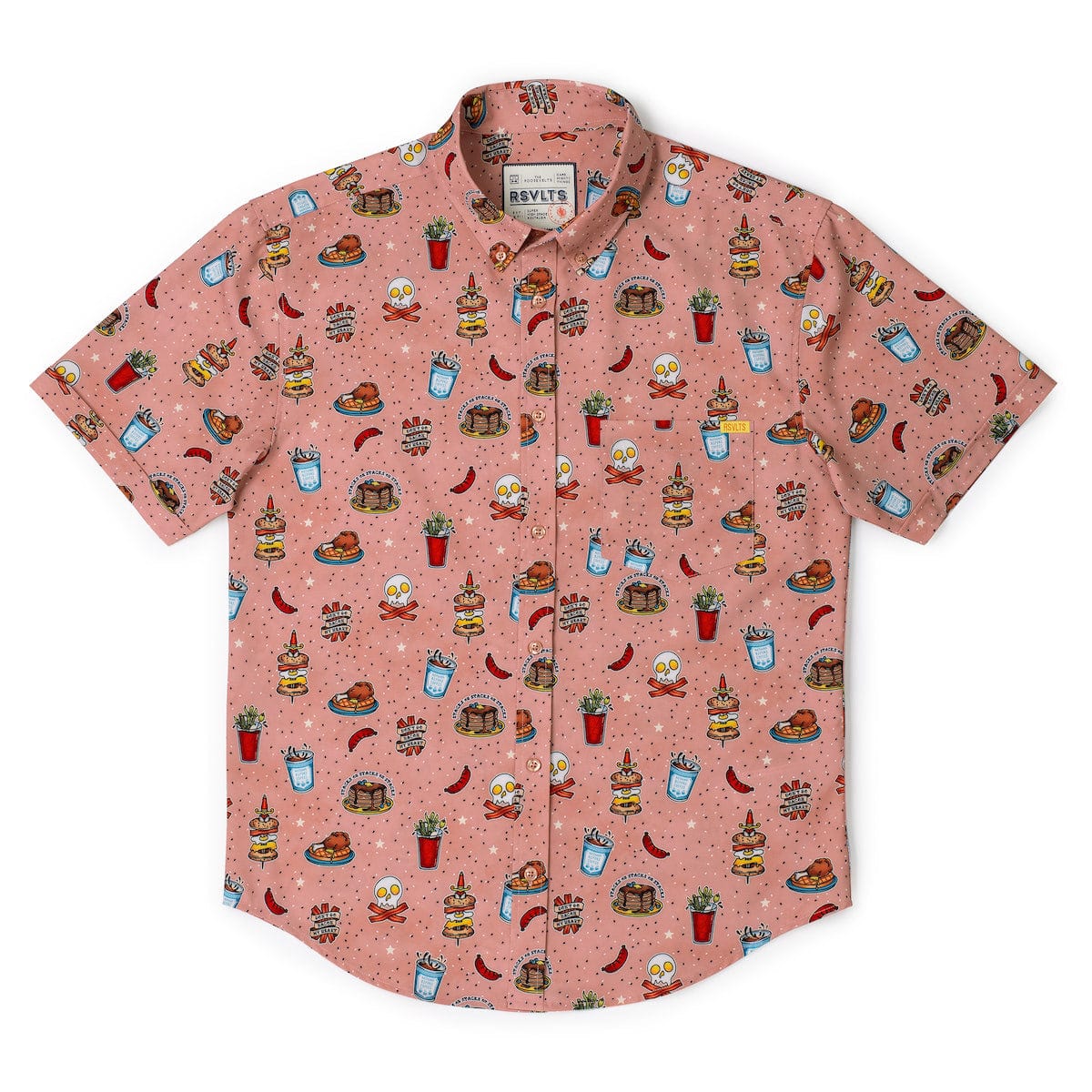 Bacon, Ink, and Cheese – KUNUFLEX Short Sleeve Shirt - Image 3