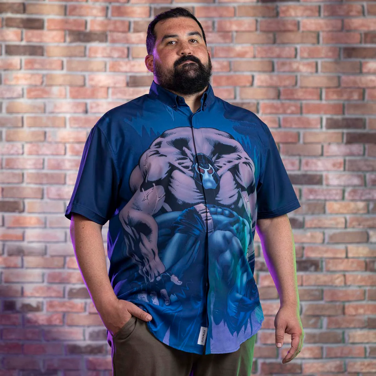 Batman "Breaking Bat" – KUNUFLEX Short Sleeve Shirt - Image 2