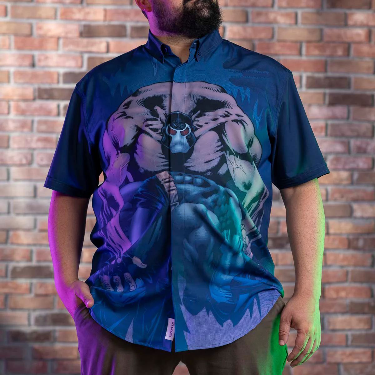 Batman "Breaking Bat" – KUNUFLEX Short Sleeve Shirt - Image 4