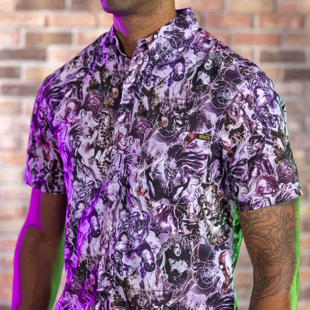 Batman "Rogues Gallery" – KUNUFLEX Short Sleeve Shirt - Image 4