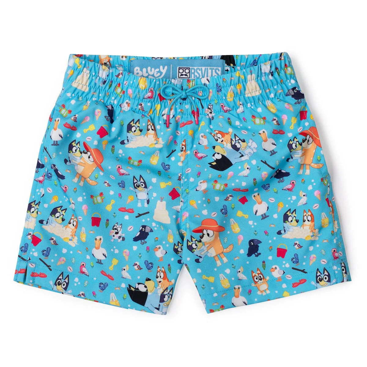 Bluey "Beach Day" – Youth Hybrid Shorts