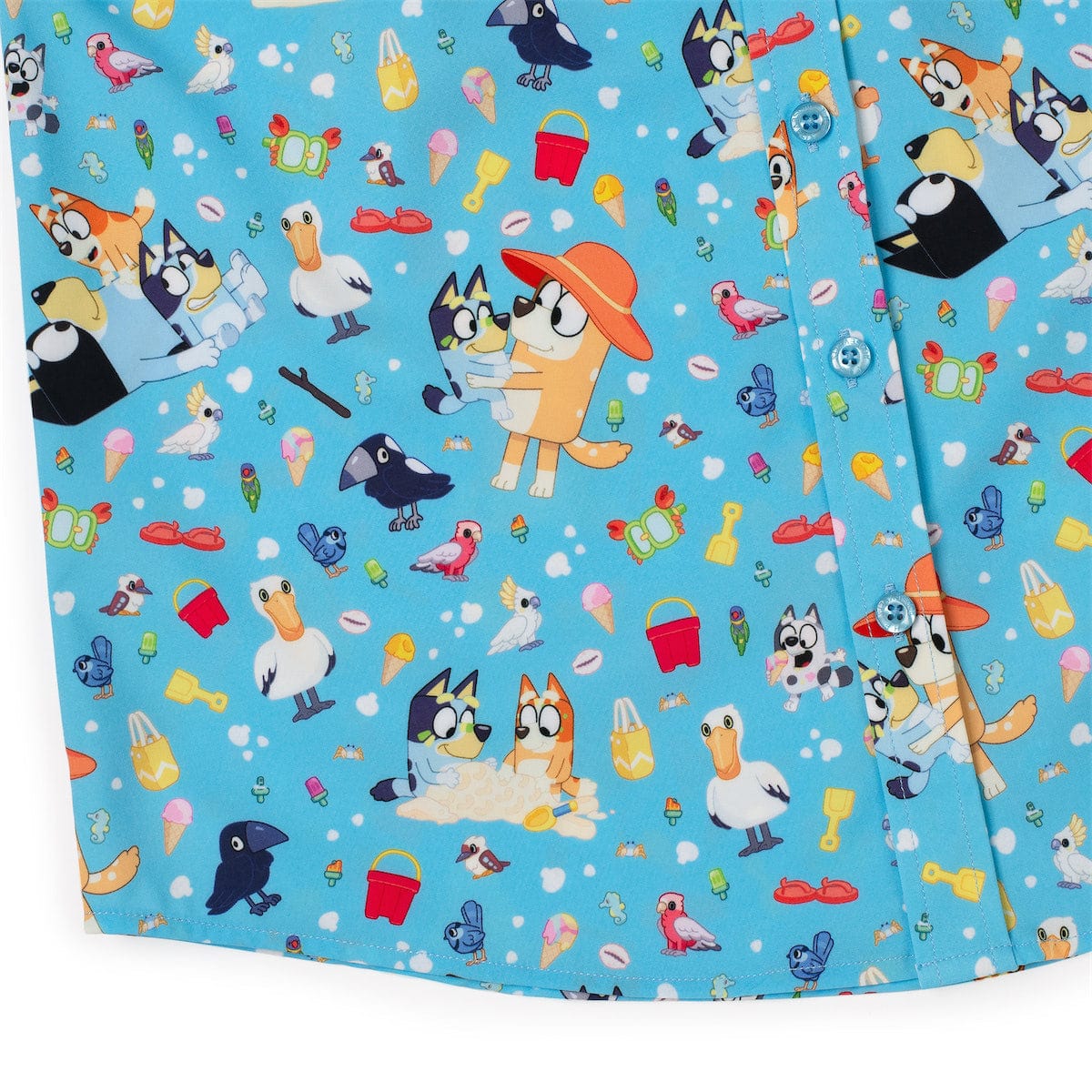 Bluey "Beach Day" – Youth KUNUFLEX Short Sleeve Shirt - Image 4