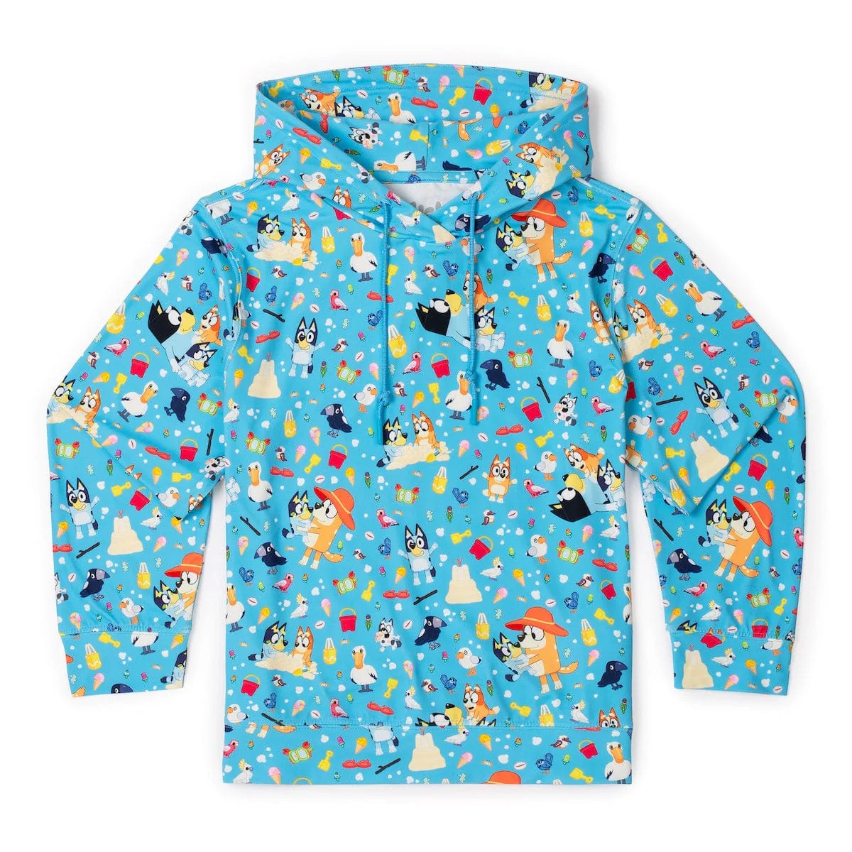 Bluey "Beach Day" – Youth Performance Hoodie