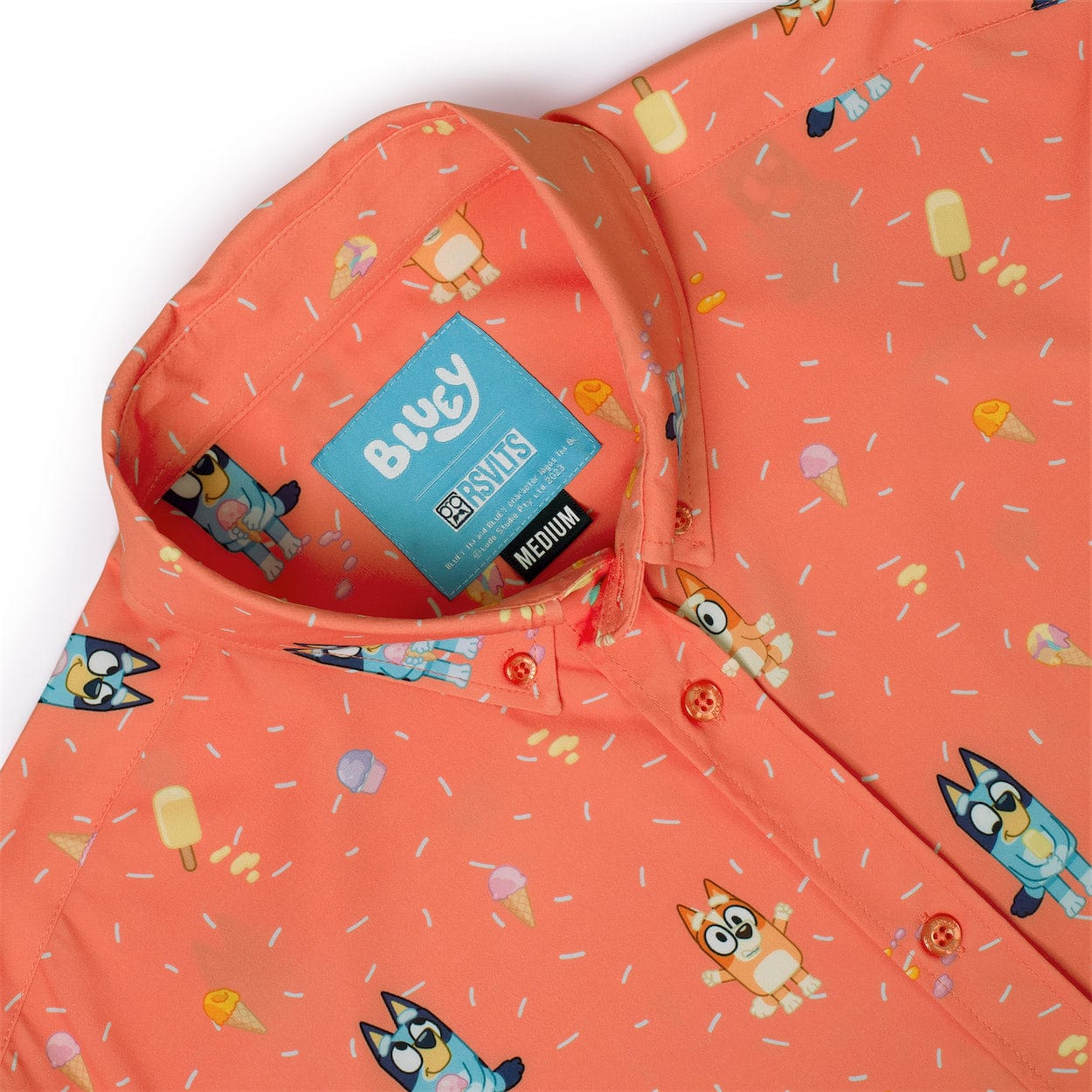 Bluey "Don't Let It Melt" – KUNUFLEX Short Sleeve Shirt - Image 5