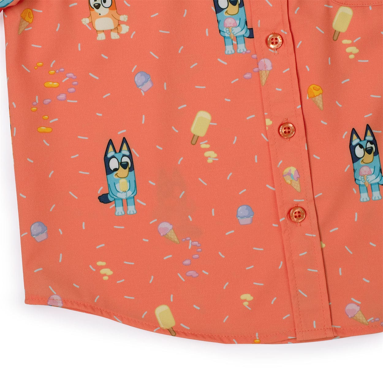 Bluey "Don't Let It Melt" – Preschooler KUNUFLEX Short Sleeve Shirt - Image 5