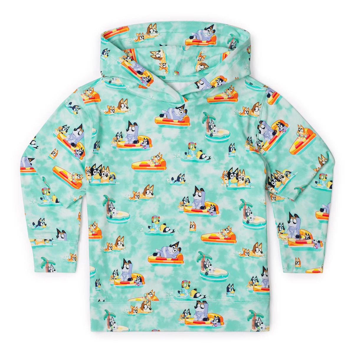 Bluey "Everybody in the Pool" – Preschooler Performance Hoodie - Image 2