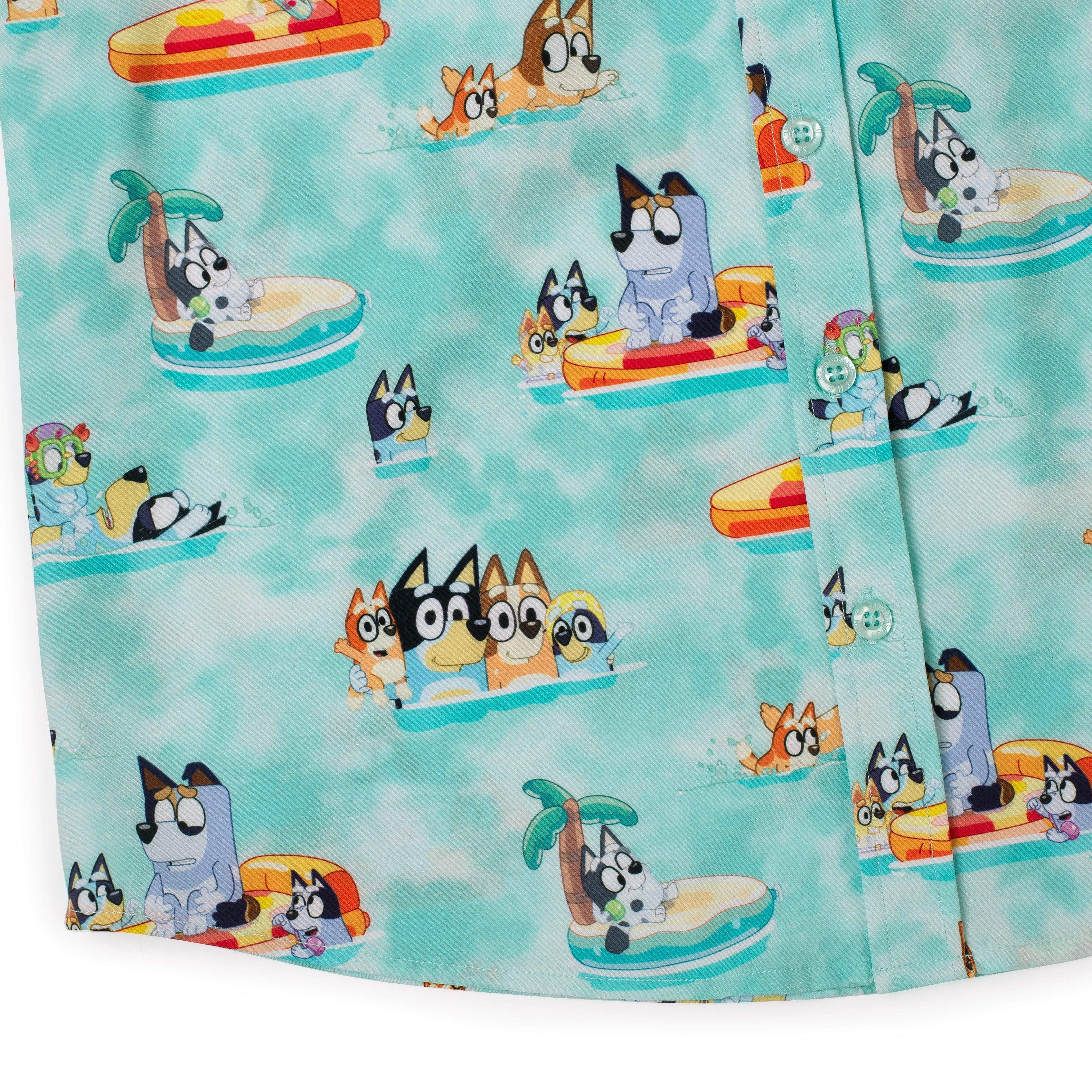 Bluey "Everybody in the Pool" – Youth KUNUFLEX Short Sleeve Shirt - Image 5