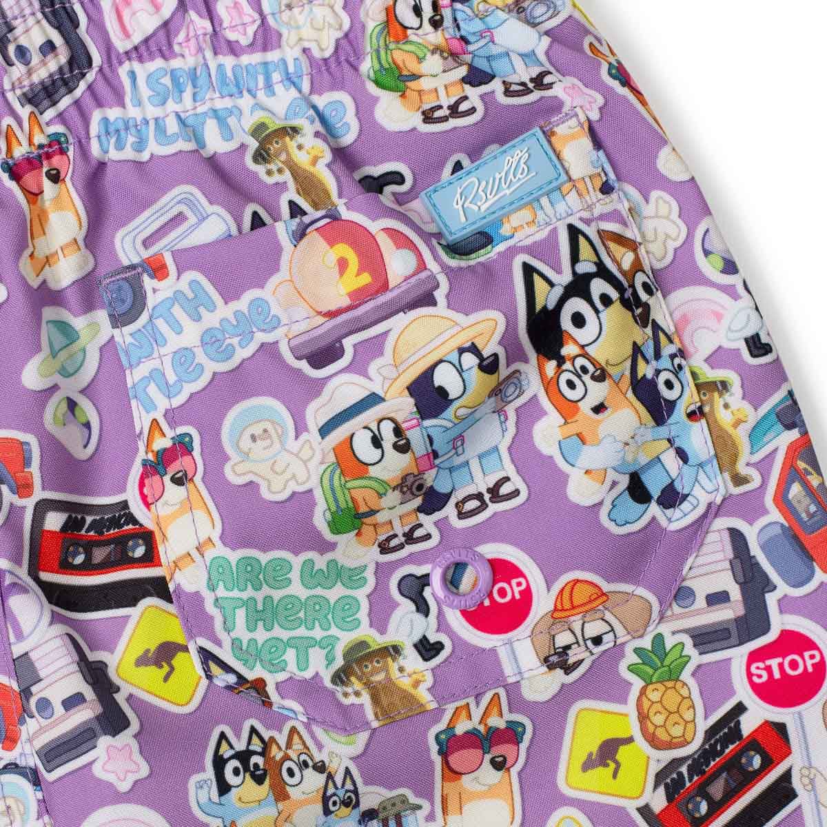 Bluey "Let's Motor" – Preschooler Hybrid Shorts - Image 2