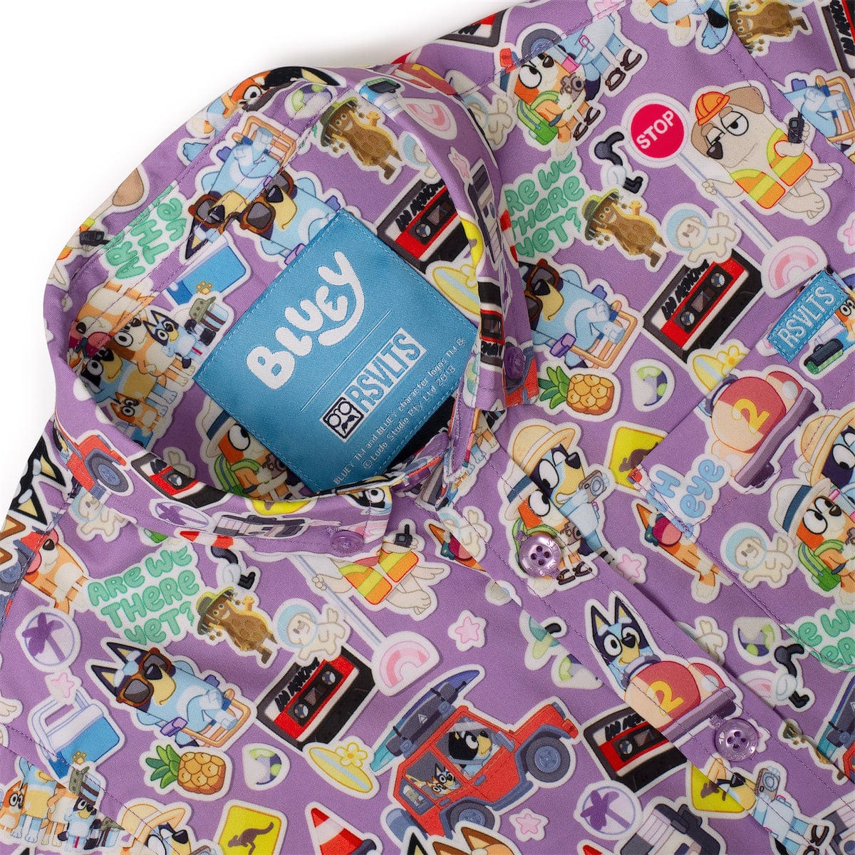 Bluey "Let's Motor" – Preschooler KUNUFLEX Short Sleeve Shirt - Image 3