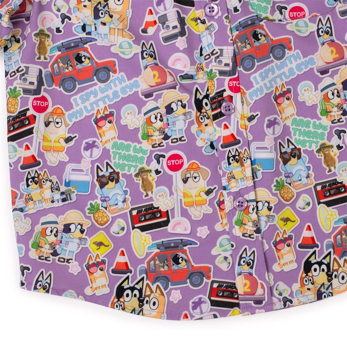 Bluey "Let's Motor" – Preschooler KUNUFLEX Short Sleeve Shirt - Image 4