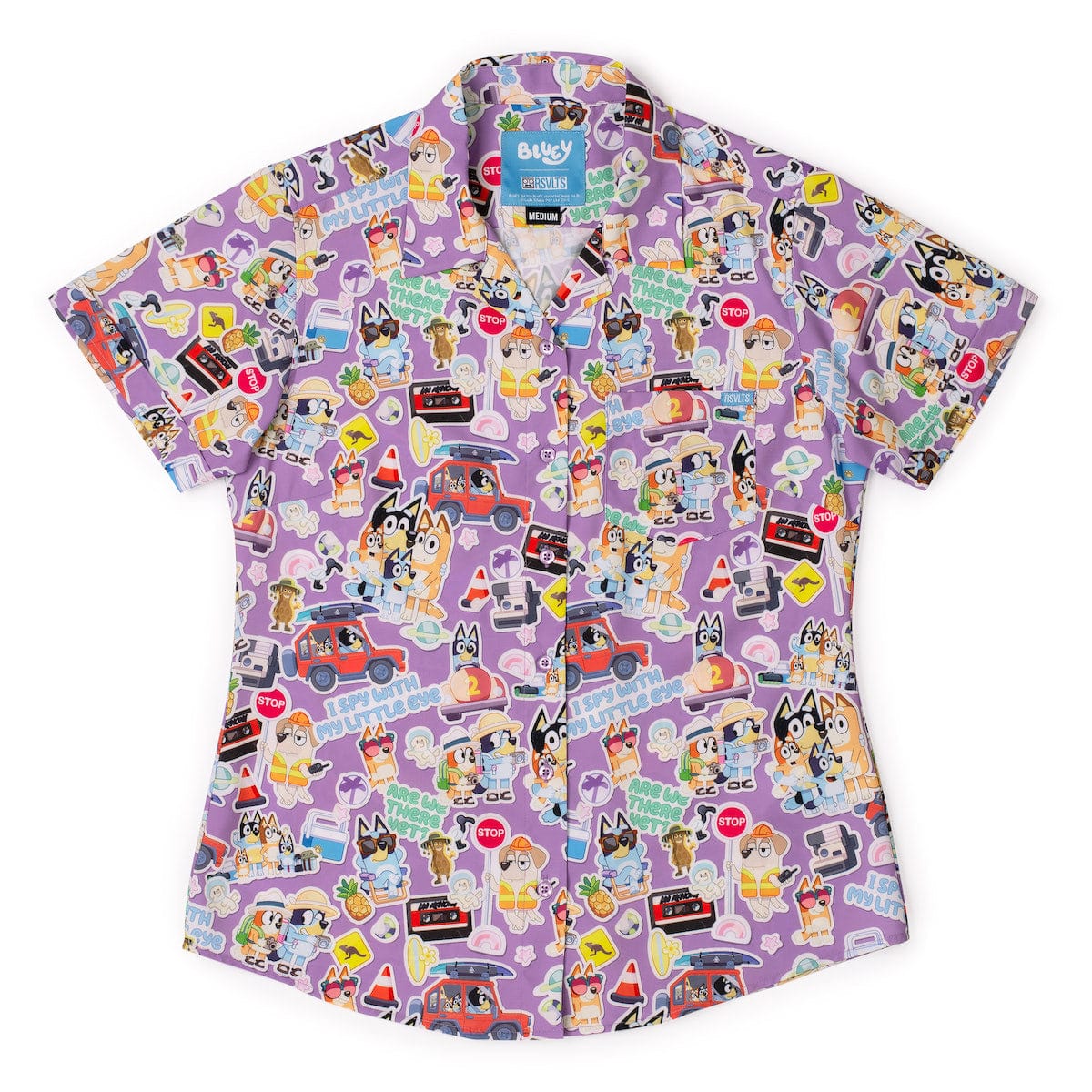 Bluey "Let's Motor" – Women's KUNUFLEX Short Sleeve Shirt - Image 3