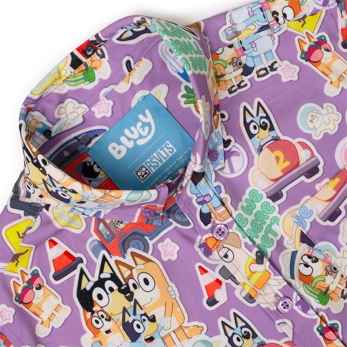 Bluey "Let's Motor" – Youth KUNUFLEX Short Sleeve Shirt - Image 4