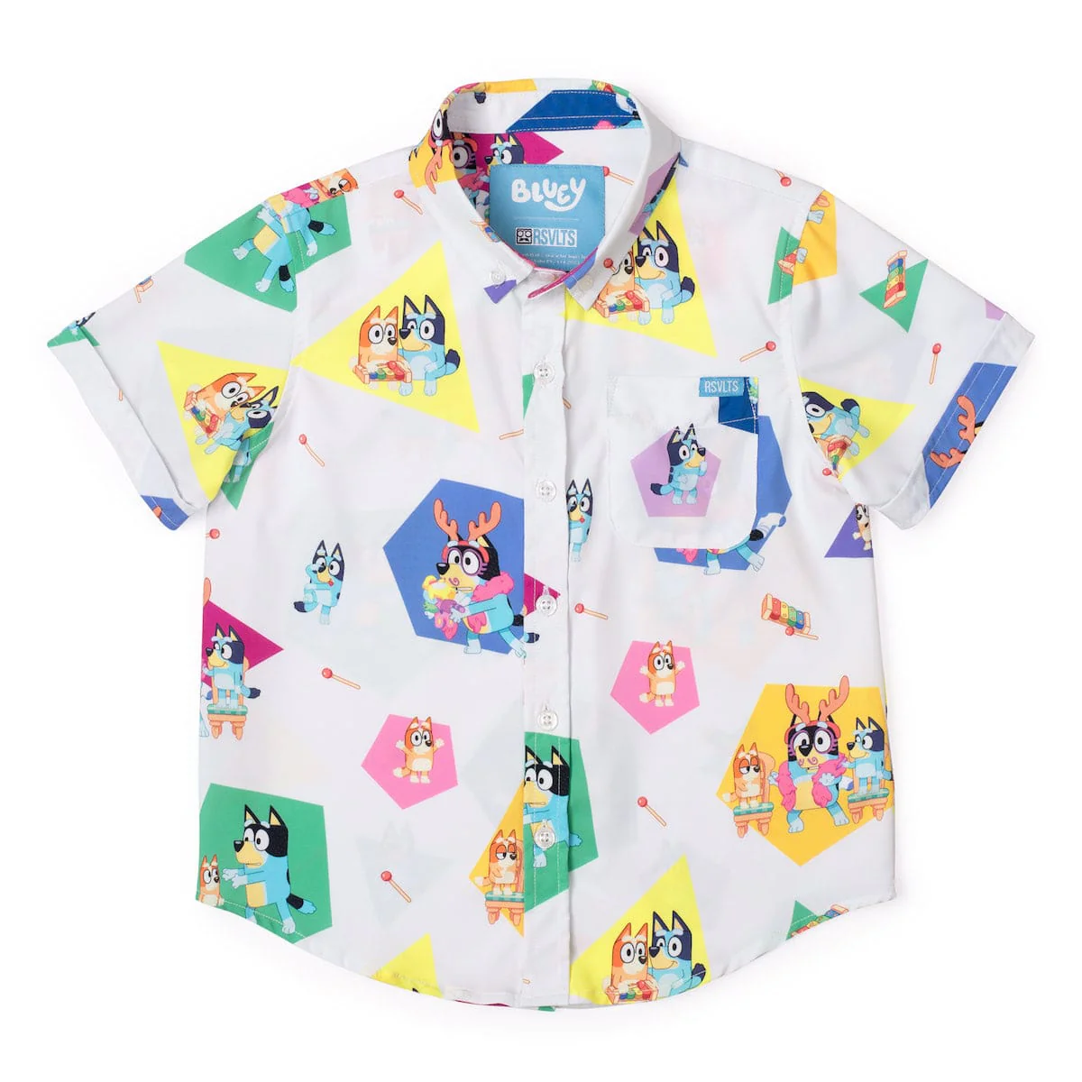 Bluey "Magic Xylophone" – Preschooler KUNUFLEX Short Sleeve Shirt - Image 2
