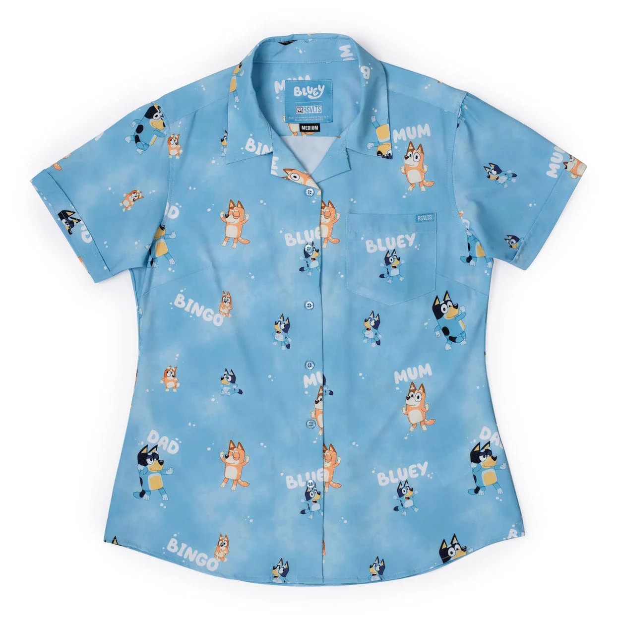 Bluey "Meet the Heelers" – Women's KUNUFLEX Short Sleeve Shirt