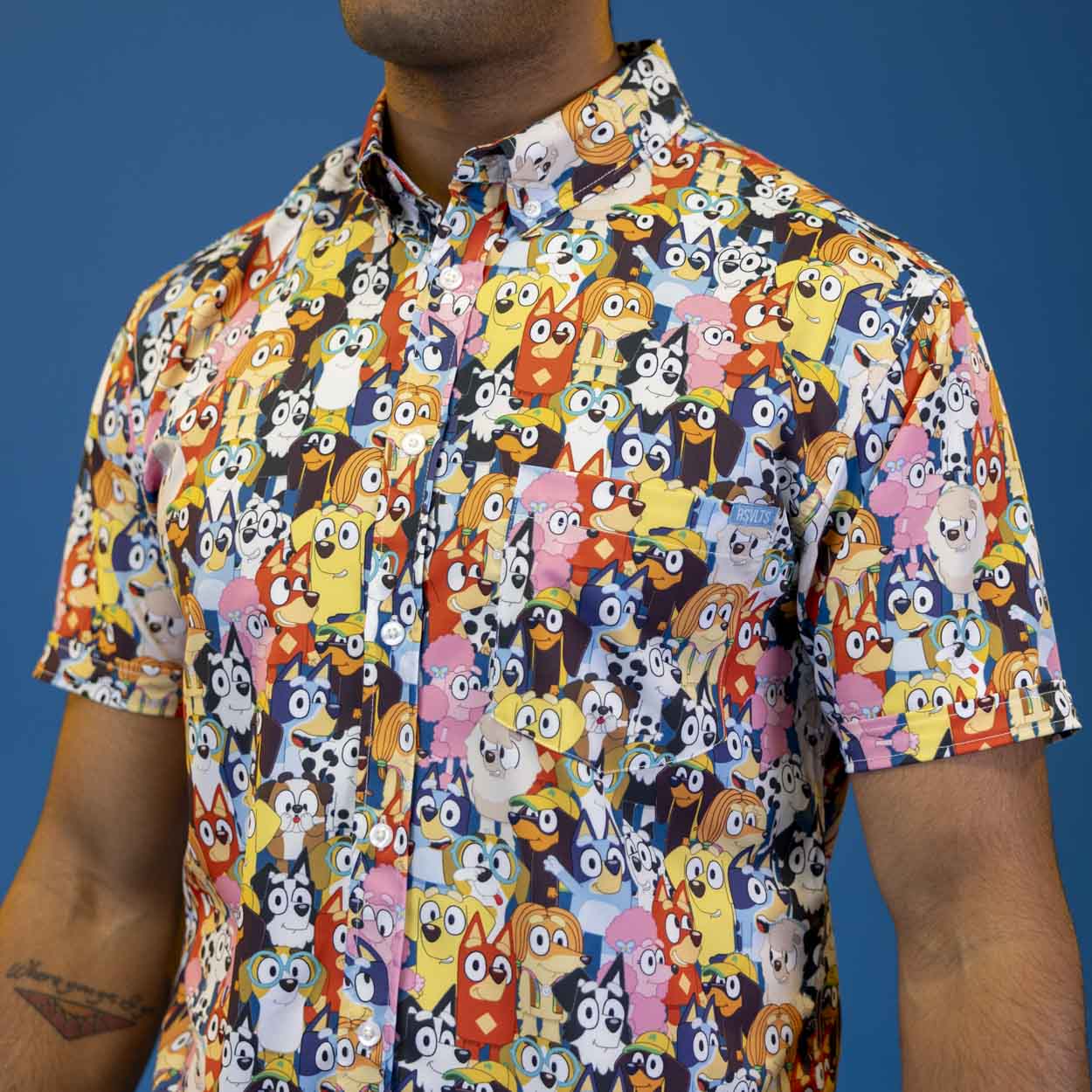 Bluey "Primary Pals" – KUNUFLEX Short Sleeve Shirt - Image 2