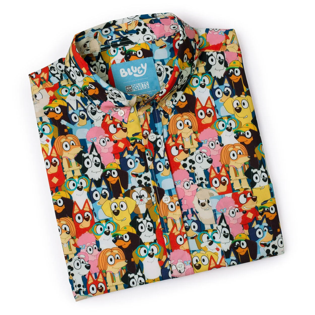 Bluey "Primary Pals" – KUNUFLEX Short Sleeve Shirt - Image 8