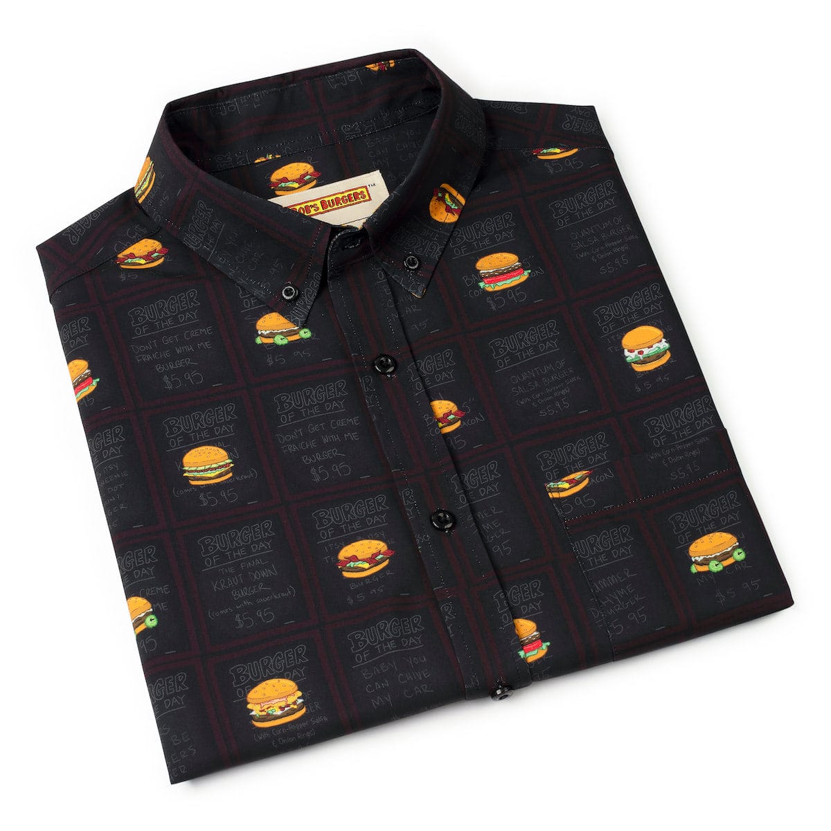 Bob's Burgers "Burgers of the Day" – KUNUFLEX Short Sleeve Shirt - Image 8