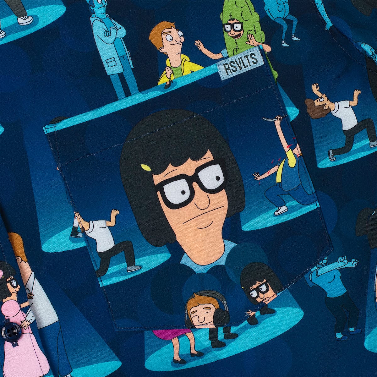 Bob's Burgers "Night of the Living Dance" – KUNUFLEX Short Sleeve Shirt - Image 3