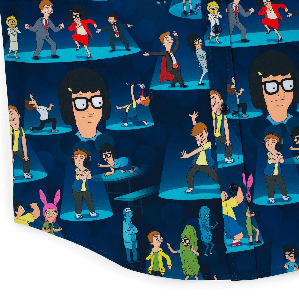 Bob's Burgers "Night of the Living Dance" – KUNUFLEX Short Sleeve Shirt - Image 7