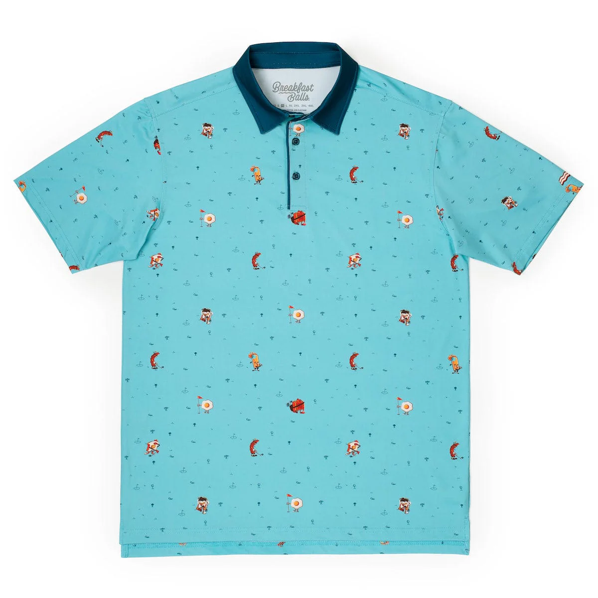 Breakfast Balls® "Bacon, Egg & Tees" – All Day Polo