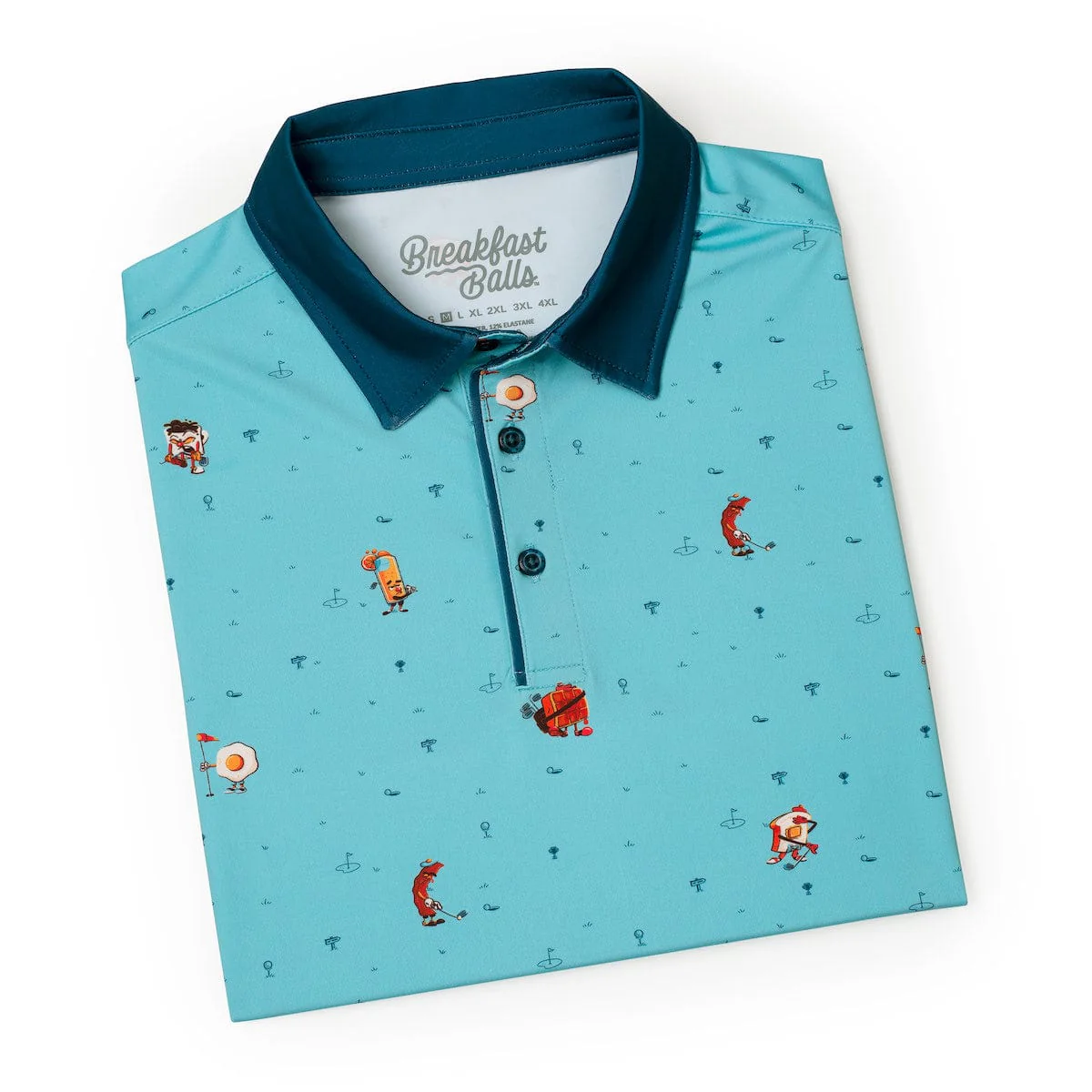 Breakfast Balls® "Bacon, Egg & Tees" – All Day Polo - Image 7