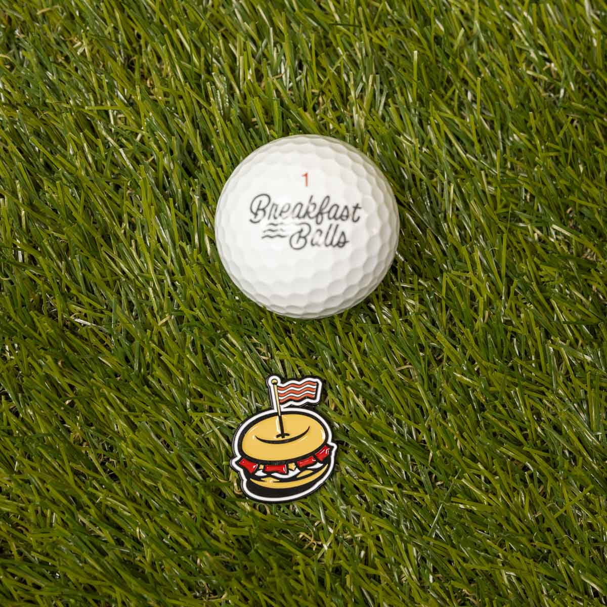 Breakfast Balls® "Bagel Sandy" – Ball Marker
