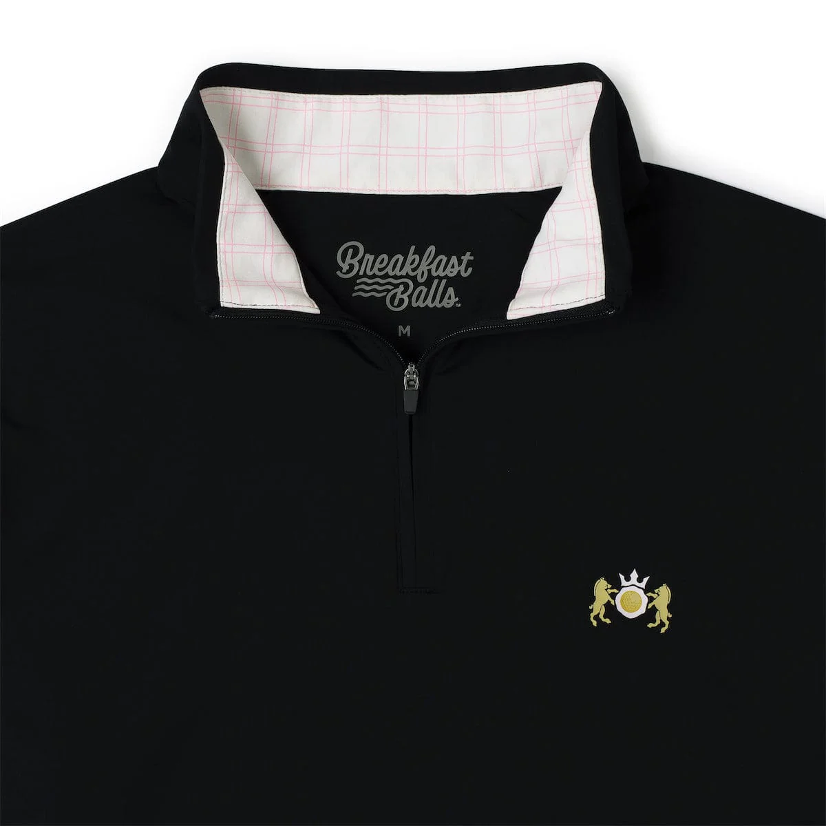 Breakfast Balls® "Finance Bro Black (Crest)" – Quarter Zip - Image 7