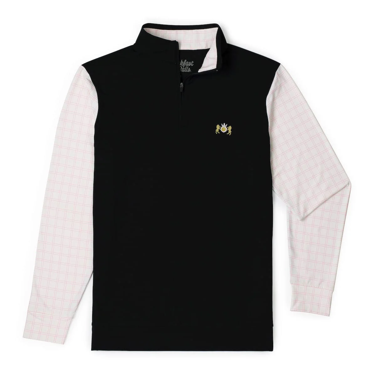 Breakfast Balls® "Finance Bro Black (Crest)" – Quarter Zip - Image 8