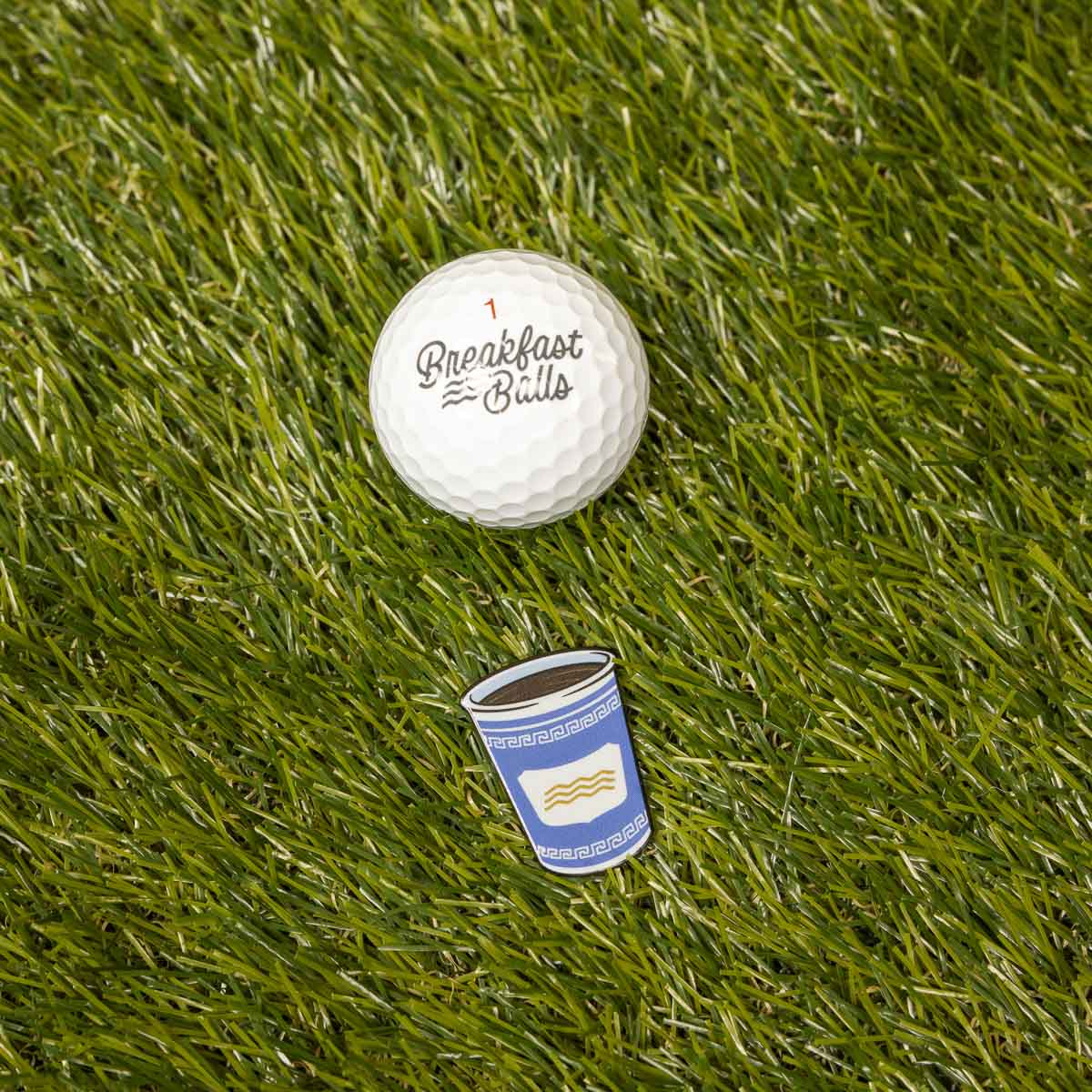 Breakfast Balls® "Happy To Serve" – Ball Marker