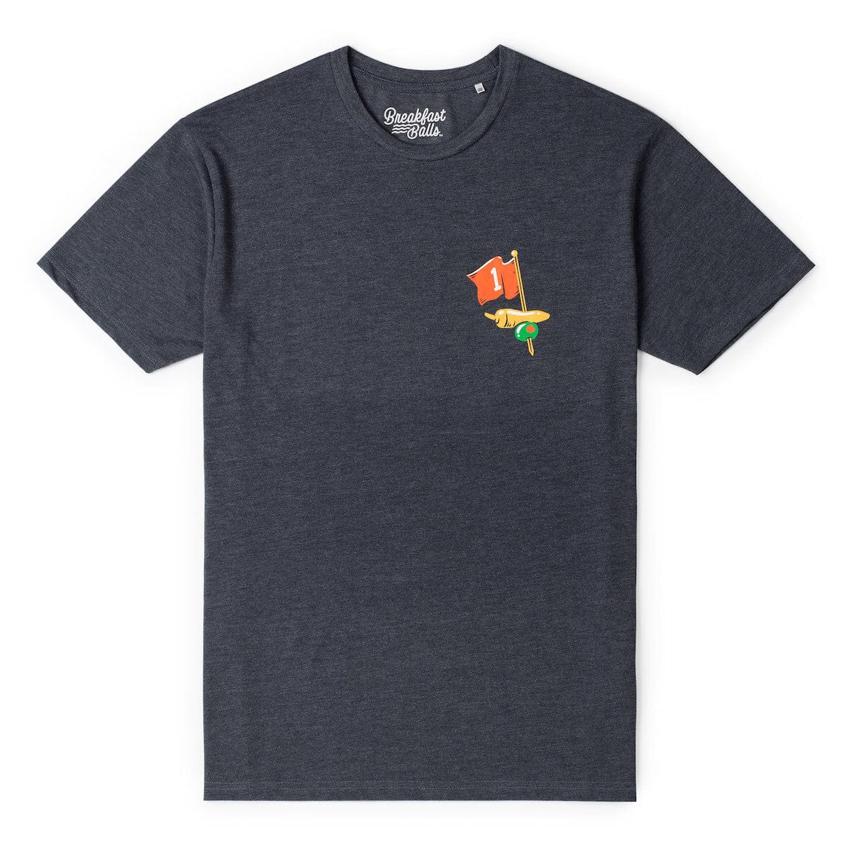 Breakfast Balls® "Most Important Drink of the Day" – Crewneck Tee - Image 3