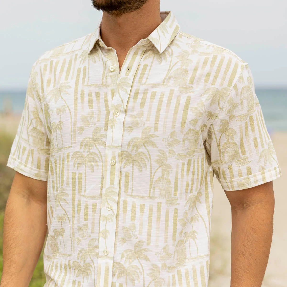 Bula (Gold) – Bamboo Short Sleeve Shirt