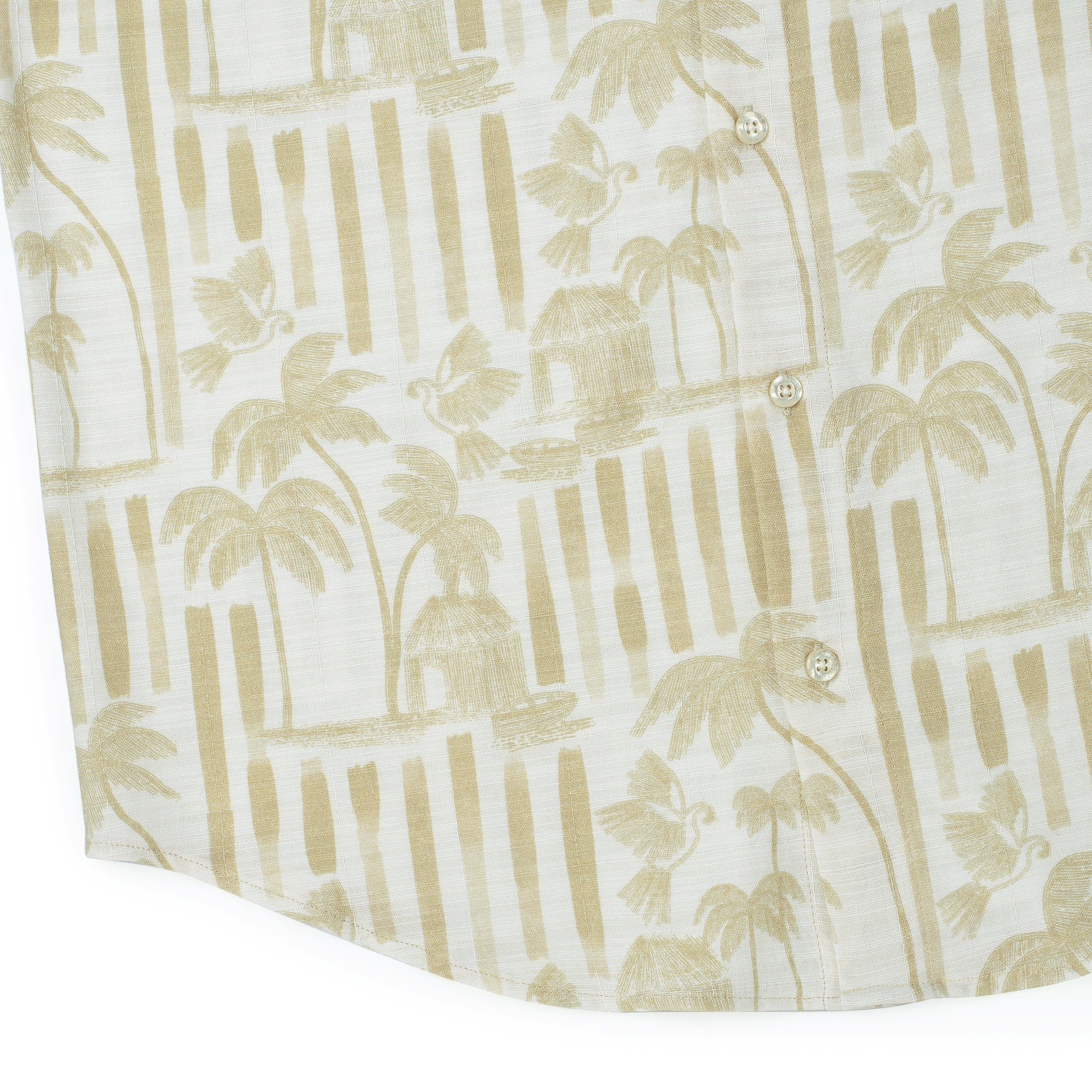 Bula (Gold) – Bamboo Short Sleeve Shirt - Image 7