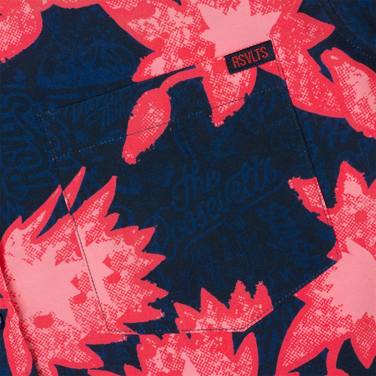 Camp Kunu Floral (Red) – KUNUFLEX Short Sleeve Shirt - Image 3