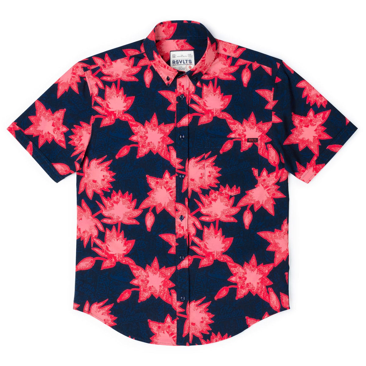 Camp Kunu Floral (Red) – KUNUFLEX Short Sleeve Shirt - Image 5