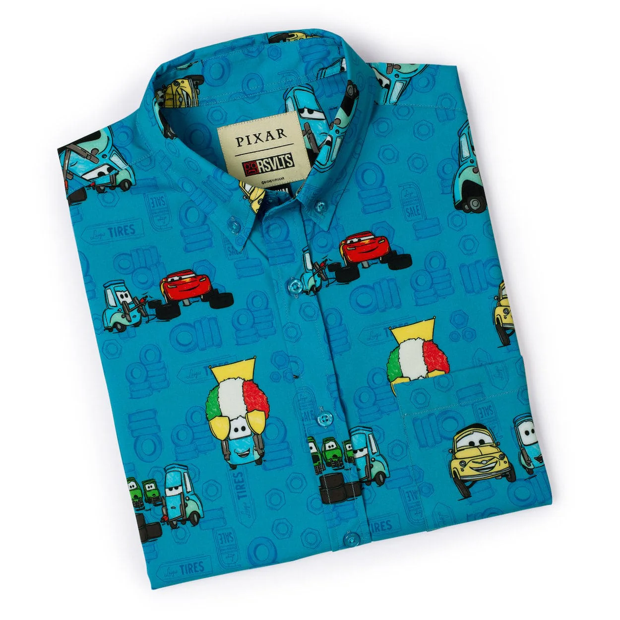 Disney and Pixar Cars "Pit Stop" – KUNUFLEX Short Sleeve Shirt - Image 8