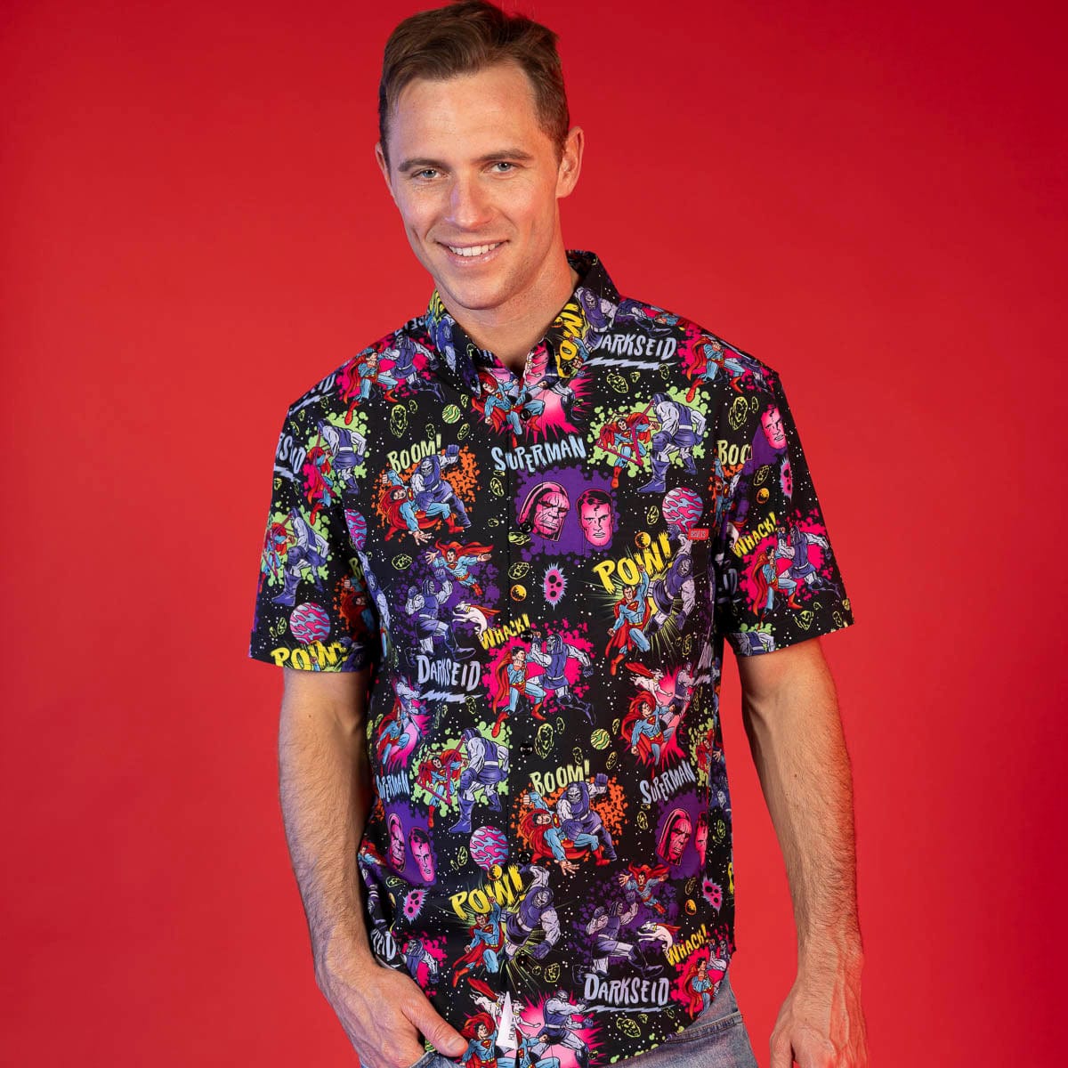 Superman™ "Darkseid of the BOOM!" – KUNUFLEX Short Sleeve Shirt - Image 4