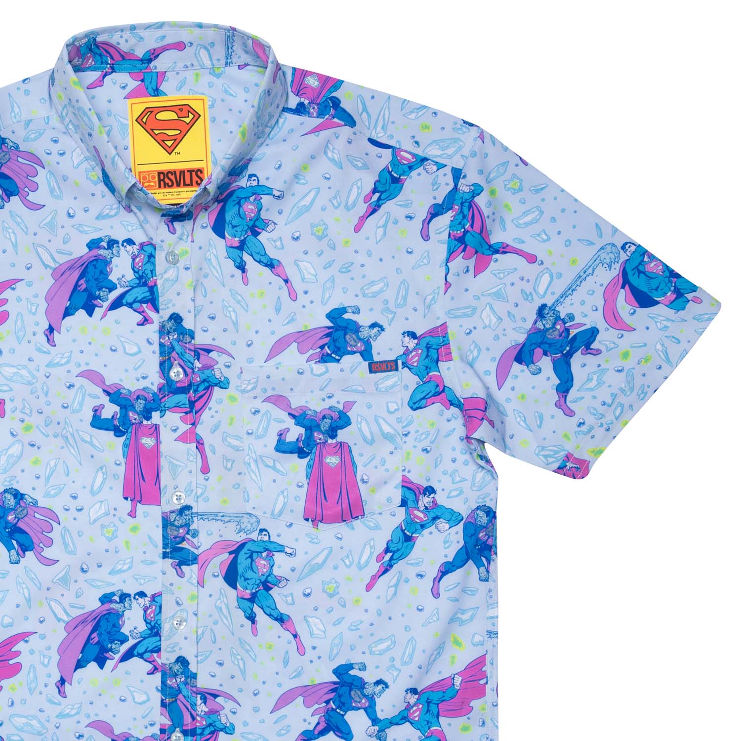 Superman™ "Superman vs. Bizarro™" – KUNUFLEX Short Sleeve Shirt