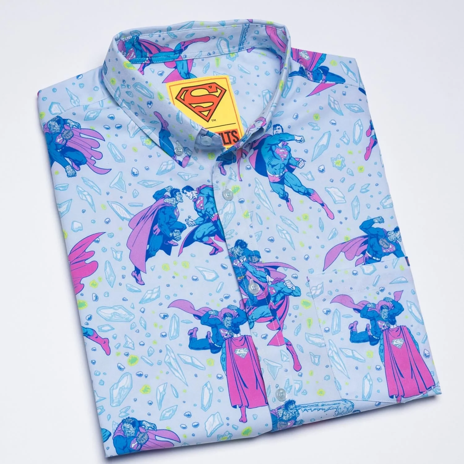 Superman™ "Superman vs. Bizarro™" – KUNUFLEX Short Sleeve Shirt - Image 10