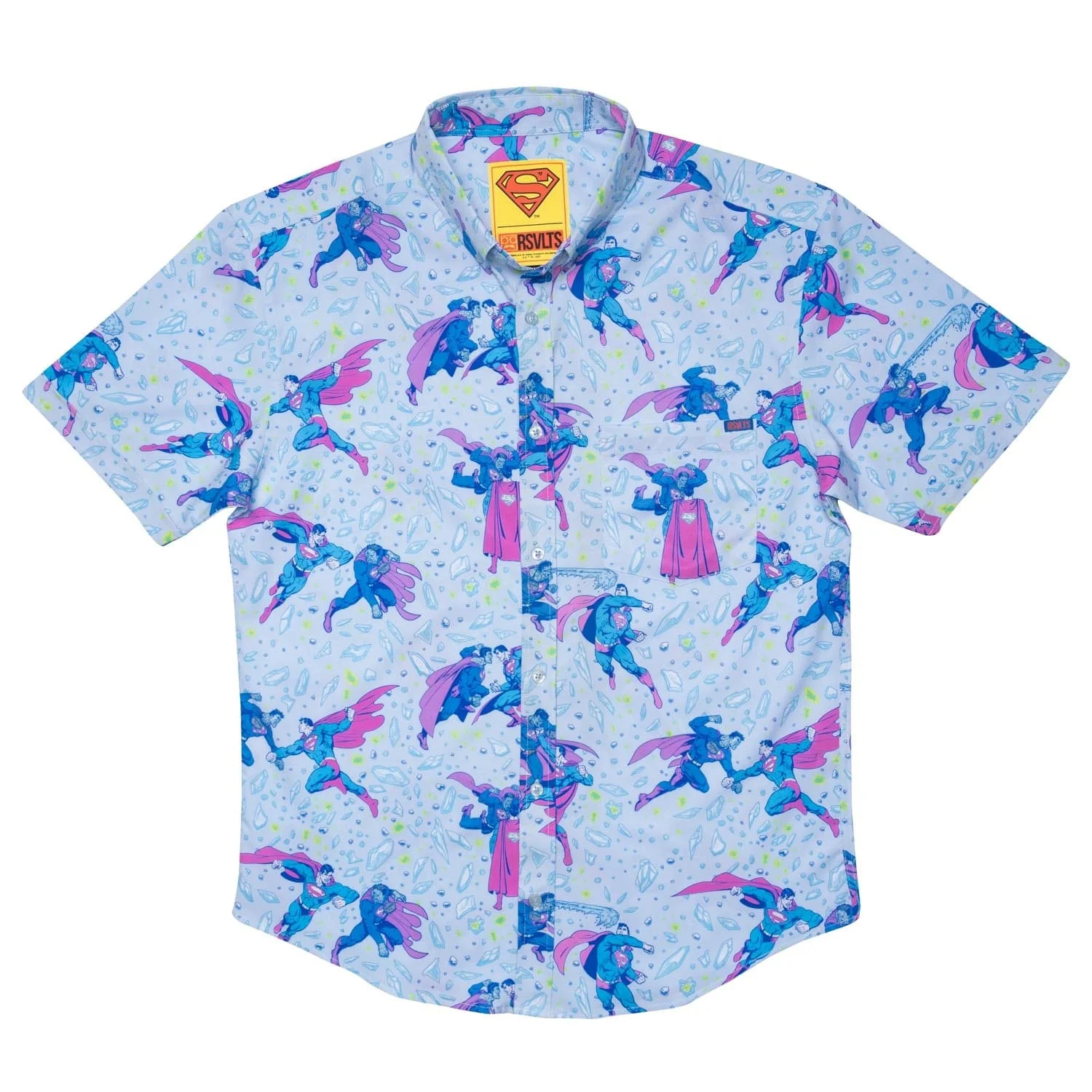 Superman™ "Superman vs. Bizarro™" – KUNUFLEX Short Sleeve Shirt - Image 2