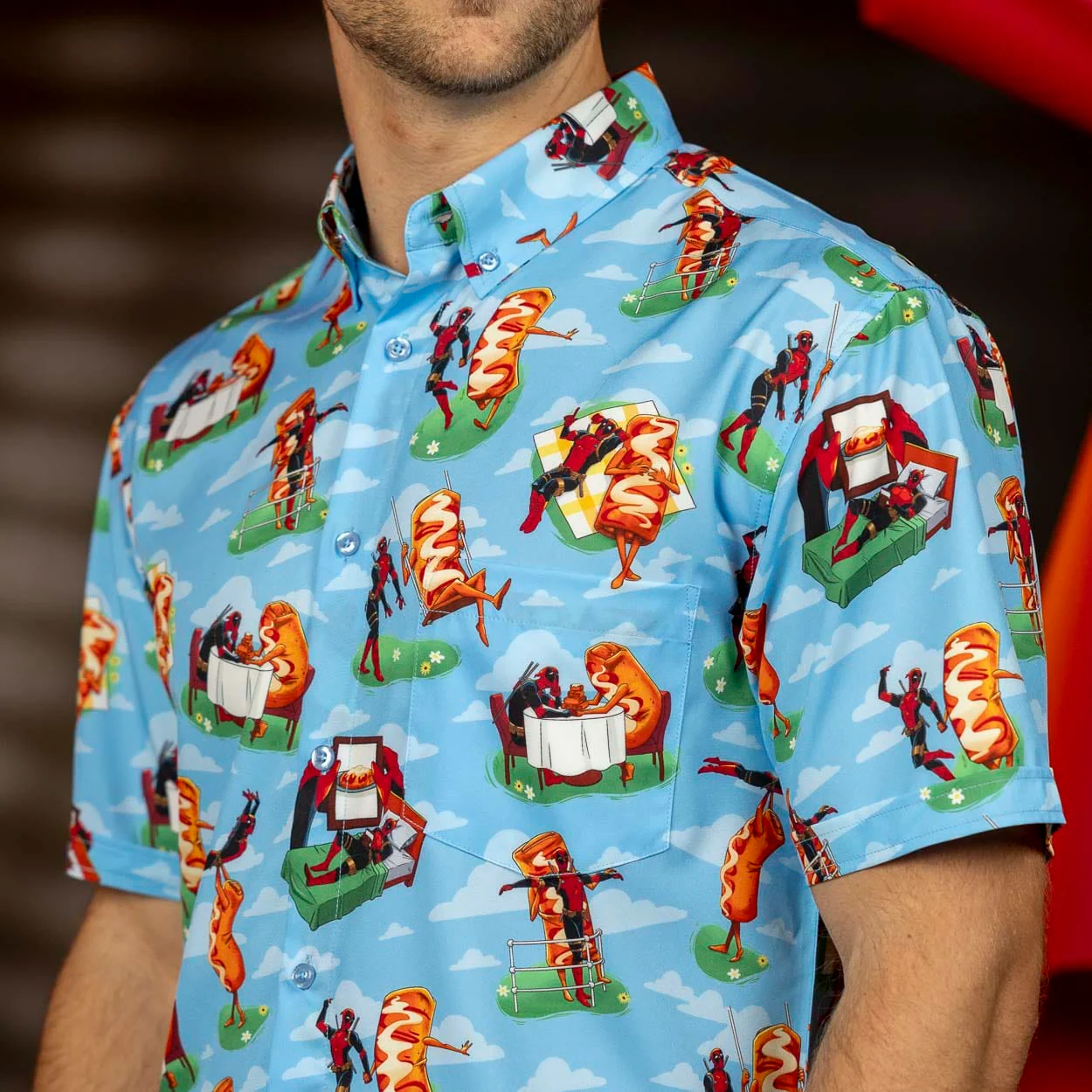 Deadpool "Chimichanga Dreams" – KUNUFLEX Short Sleeve Shirt