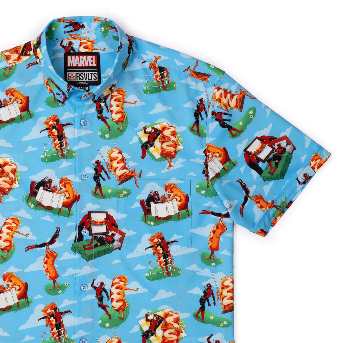 Deadpool "Chimichanga Dreams" – KUNUFLEX Short Sleeve Shirt - Image 2