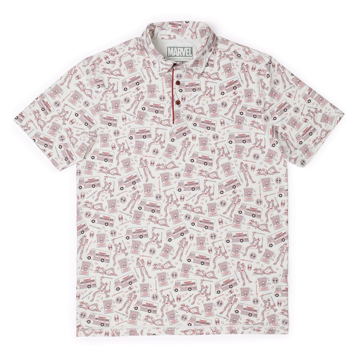 Deadpool "Chips and Chimi" – All Day Polo - Image 2