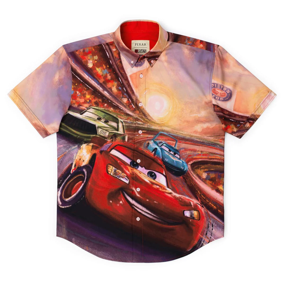 Disney and Pixar Cars "Piston Cup" – KUNUFLEX Short Sleeve Shirt