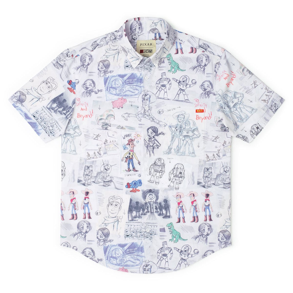Disney and Pixar Toy Story "Toy Story-Board" – KUNUFLEX Short Sleeve Shirt - Image 5