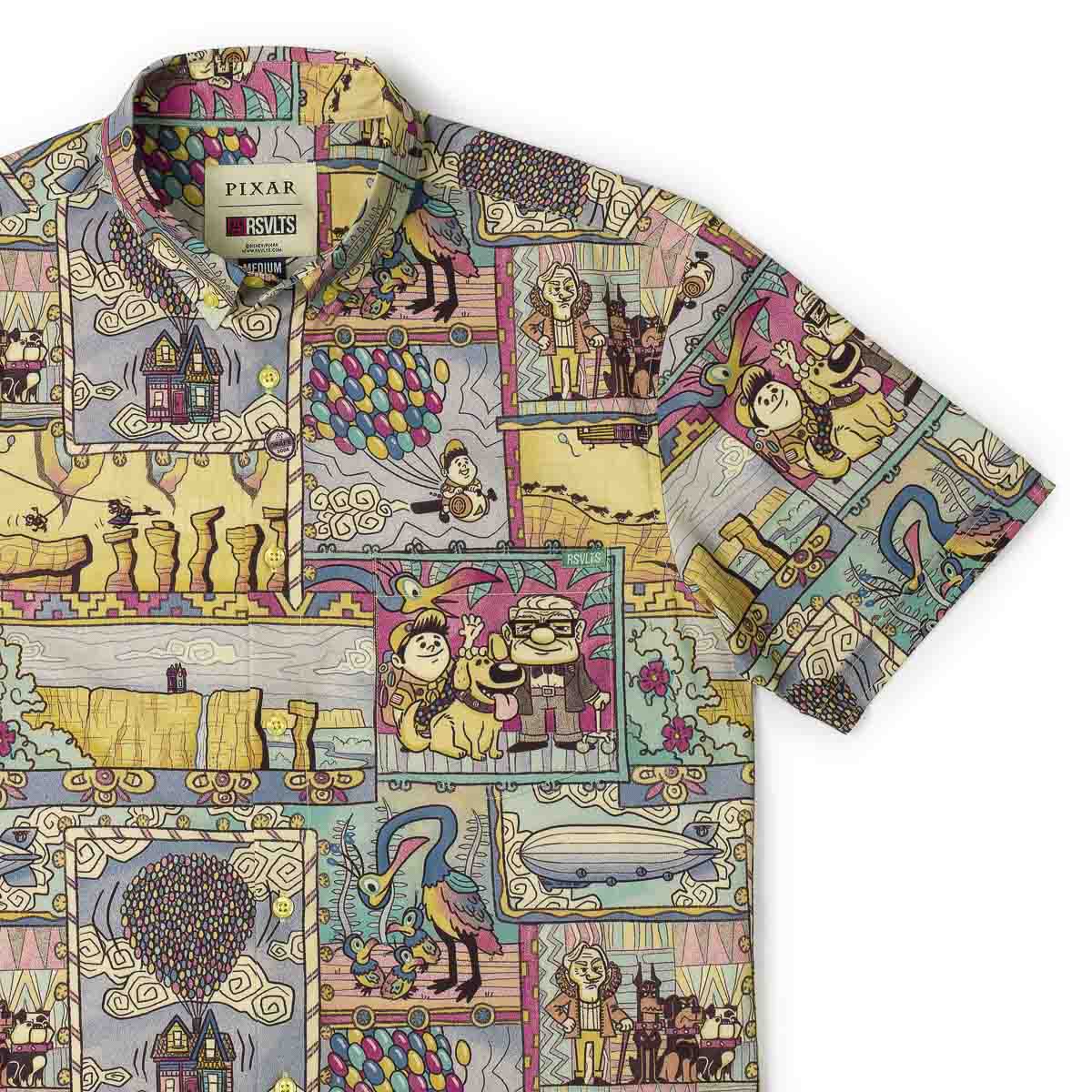 Disney and Pixar Up "Paradise Found" – KUNUFLEX Short Sleeve Shirt