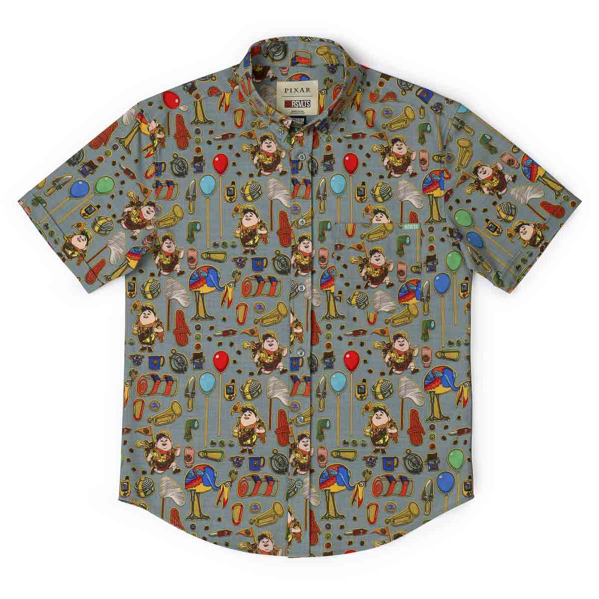Disney and Pixar Up "The Wilderness Must Be Explored" – KUNUFLEX Short Sleeve Shirt - Image 3